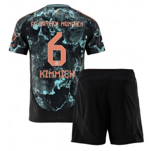 Bayern Munich Joshua Kimmich #6 Dětské Venkovní dres komplet 2024-25 Krátký Rukáv (+ trenýrky)